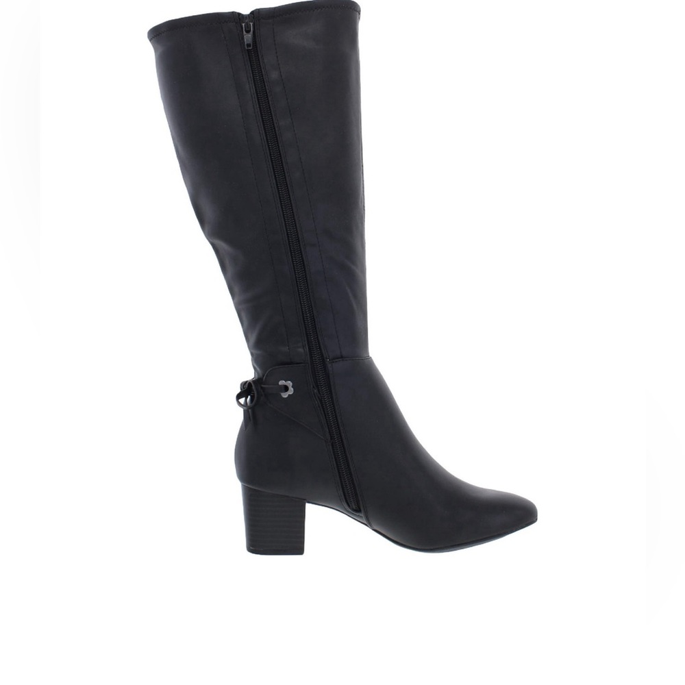 Charter club round toe , wide calf boot